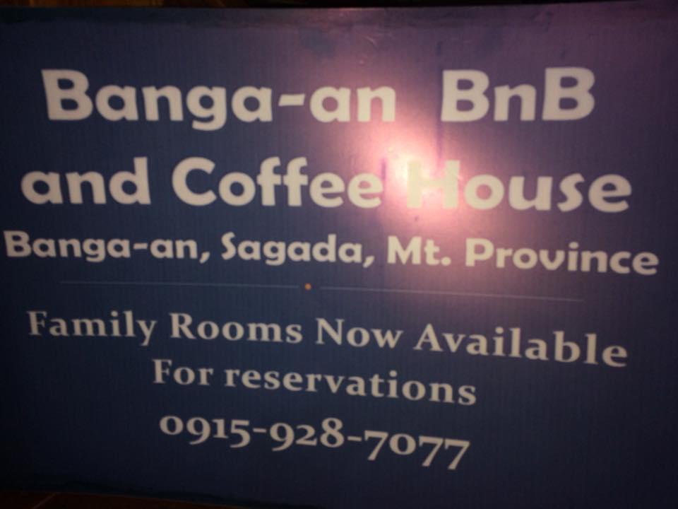 Banga-An Bnb And Coffee House Sagada Exterior photo